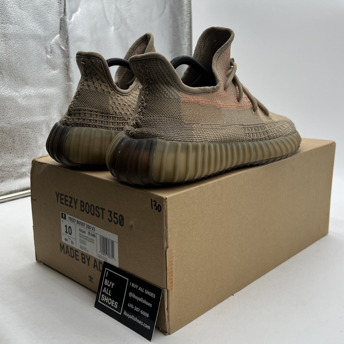 Size 10 - Yeezy Boost 350 V2 Sand Taupe (FZ5240)