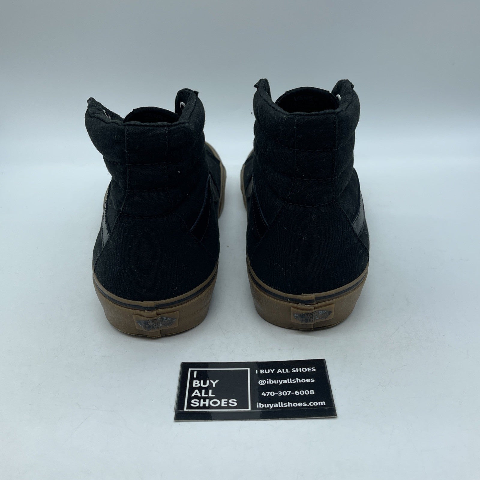 Size 12 - VANS Sk8- Reissue Canvas High Black Light Gum NWB (VNOA2XSBL0D)