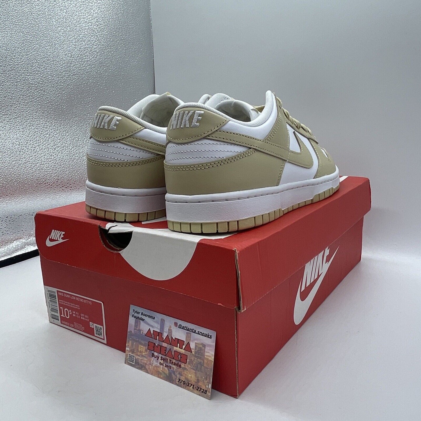 Size 10.5 - Nike Dunk Low Team Gold White Leather (DV0833-100)