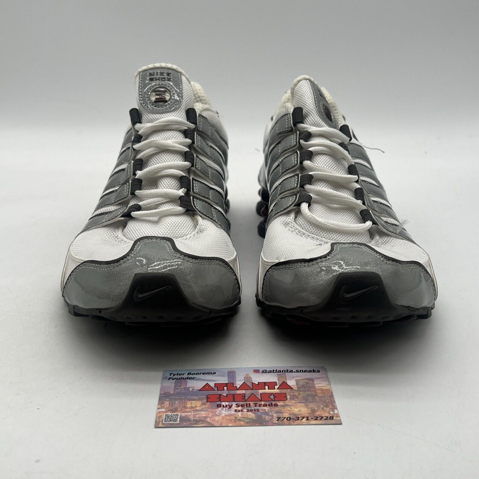 Size 11 - Nike Shox NZ SL Silver  (309730-109)