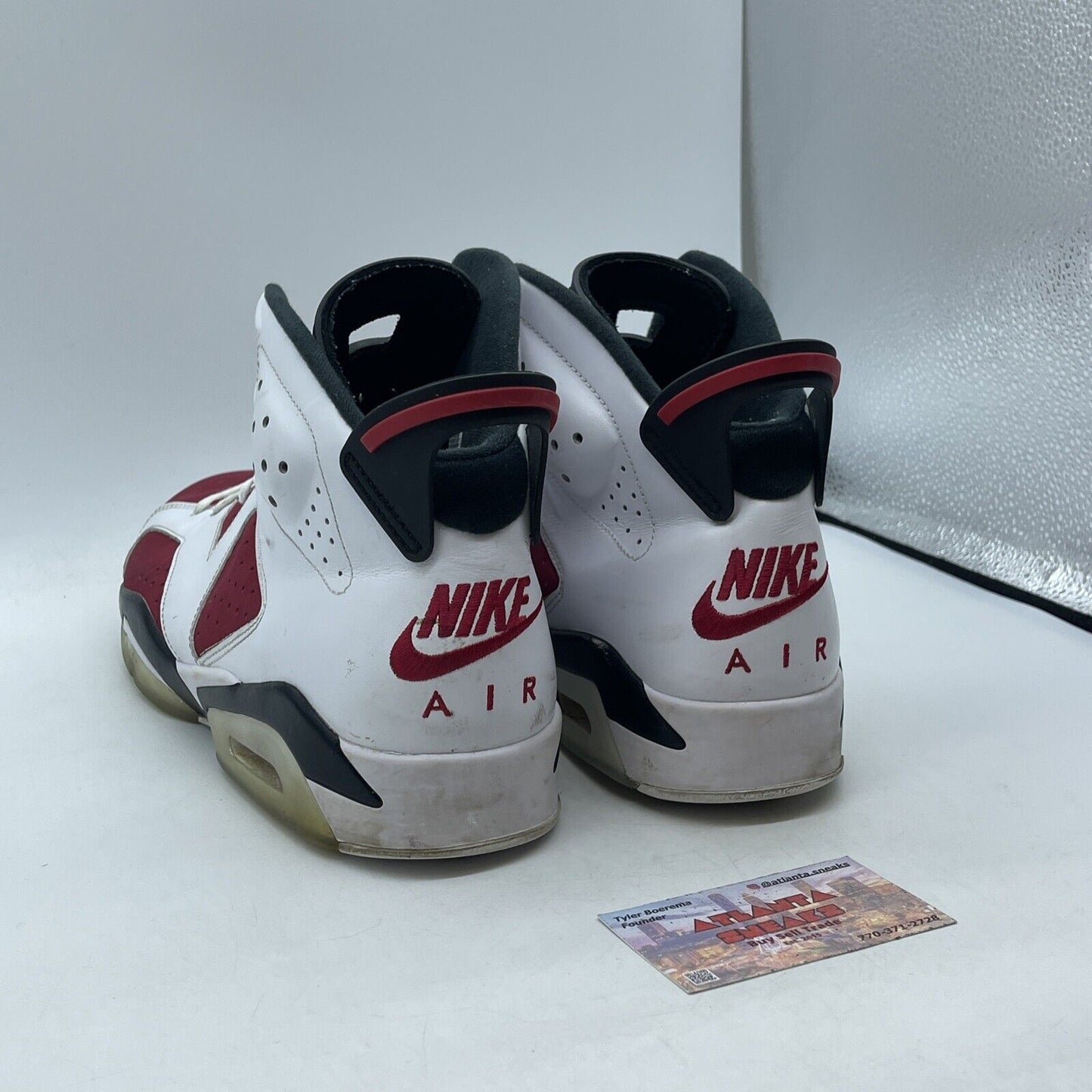 Size 13 - Jordan 6 Retro OG Mid Carmine White Leather Red Suede (CT8529-106)