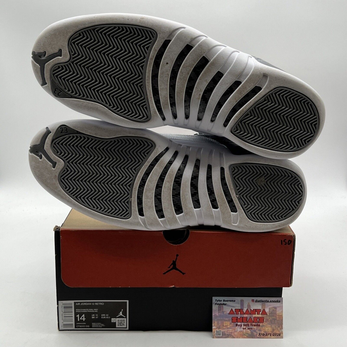 Size 14 - Jordan 12 Stealth 2022 (CT8013-015)