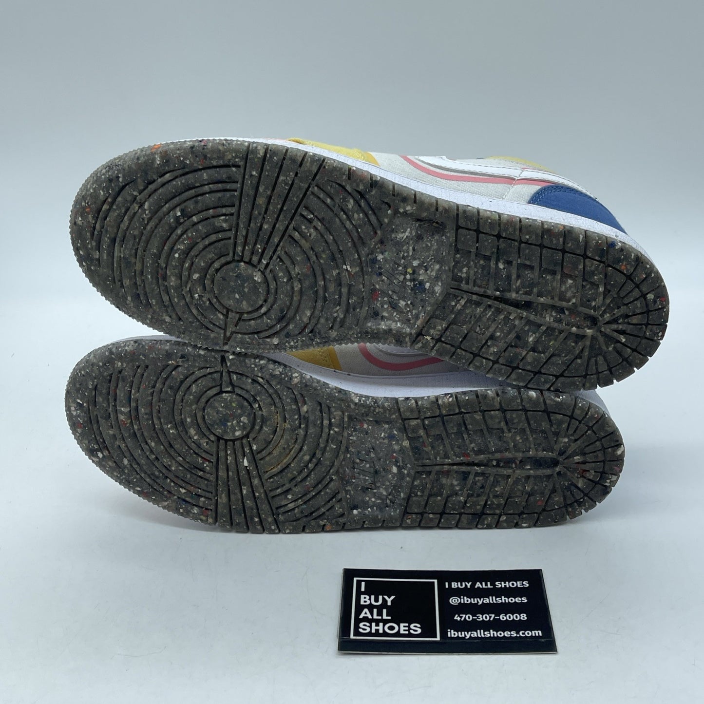 Size 5.5Y - Air Jordan 1 Low SE (GS) Multicolor Suede Leather  (DV1323-100)