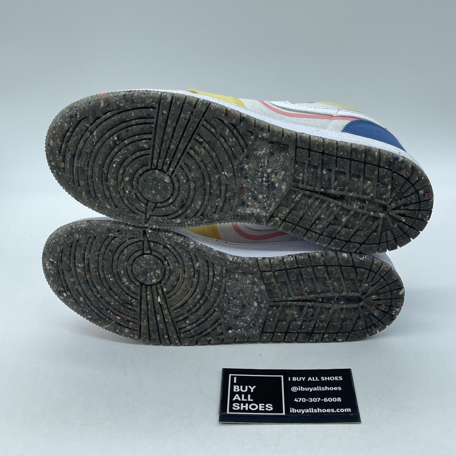 Size 5.5Y - Air Jordan 1 Low SE (GS) Multicolor Suede Leather  (DV1323-100)