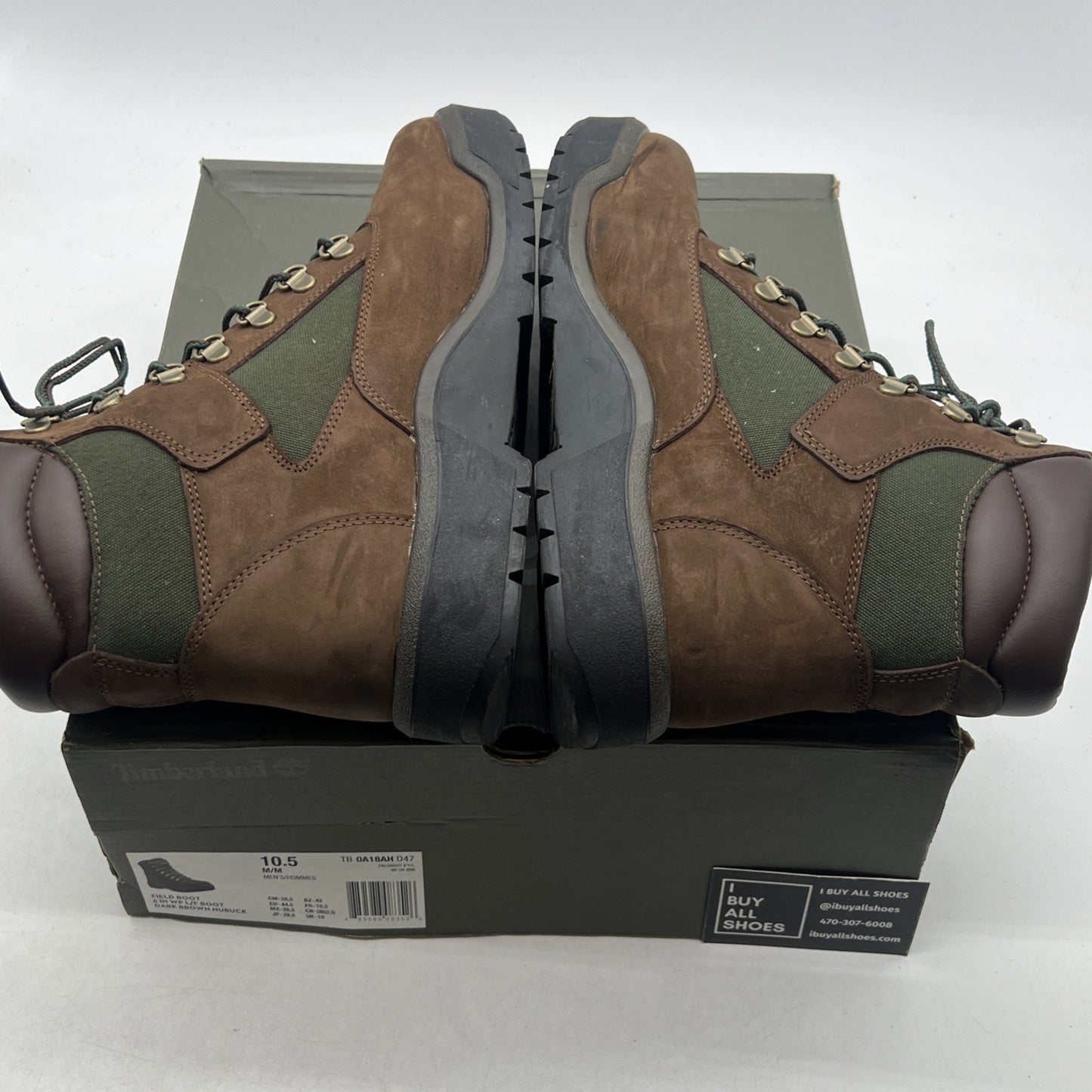 Size 10.5 - Timberland 6" Field Boot Brown (TB0A18AHD47) Snow Rain Boots