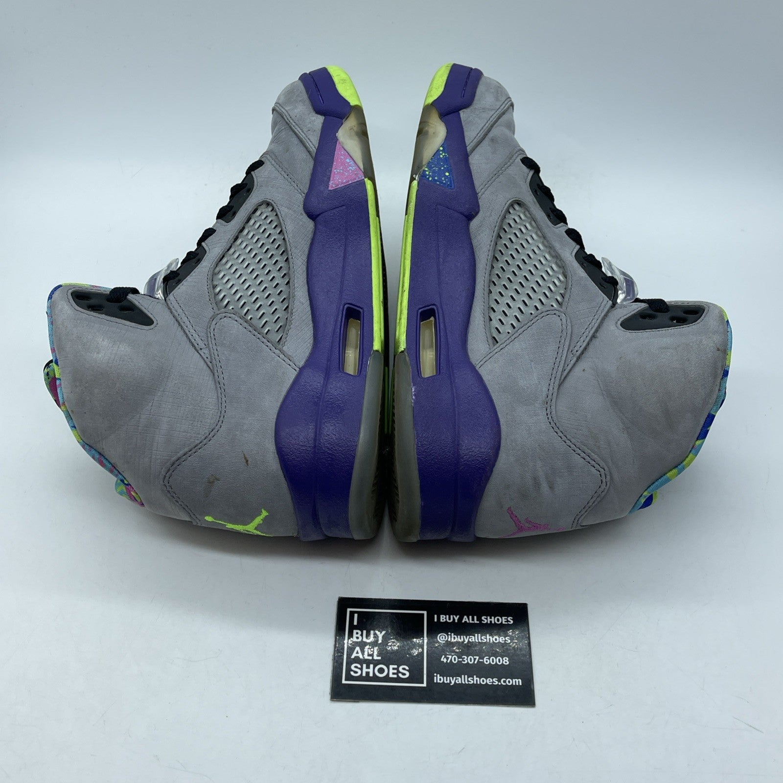 Size 9 - Air Jordan 5 Retro Bel Air Grey Purple Suede (621958-090)