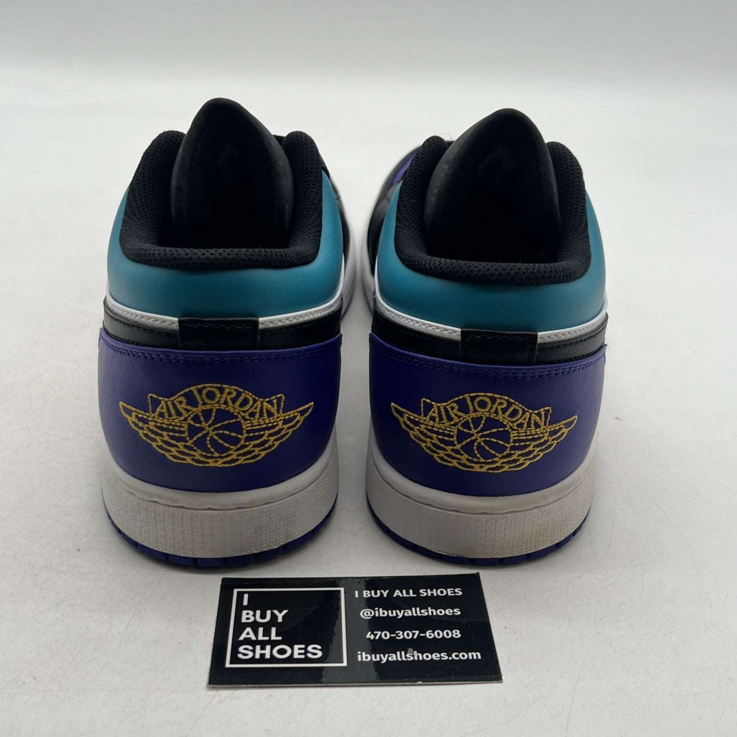 Size 14 - Air Jordan 1 Low Aqua (553558-154)