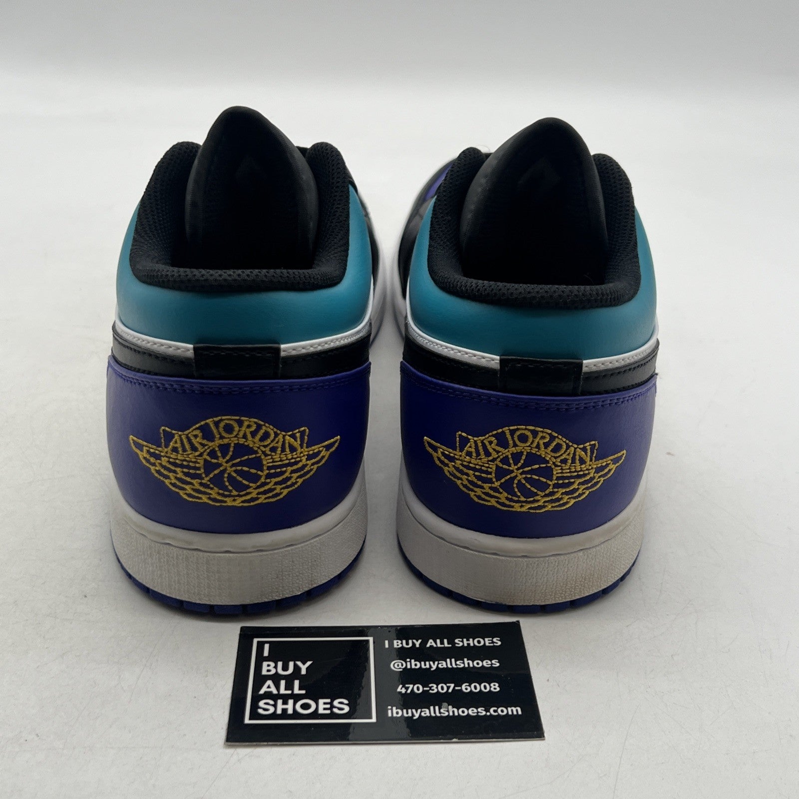 Size 14 - Air Jordan 1 Low Aqua (553558-154)
