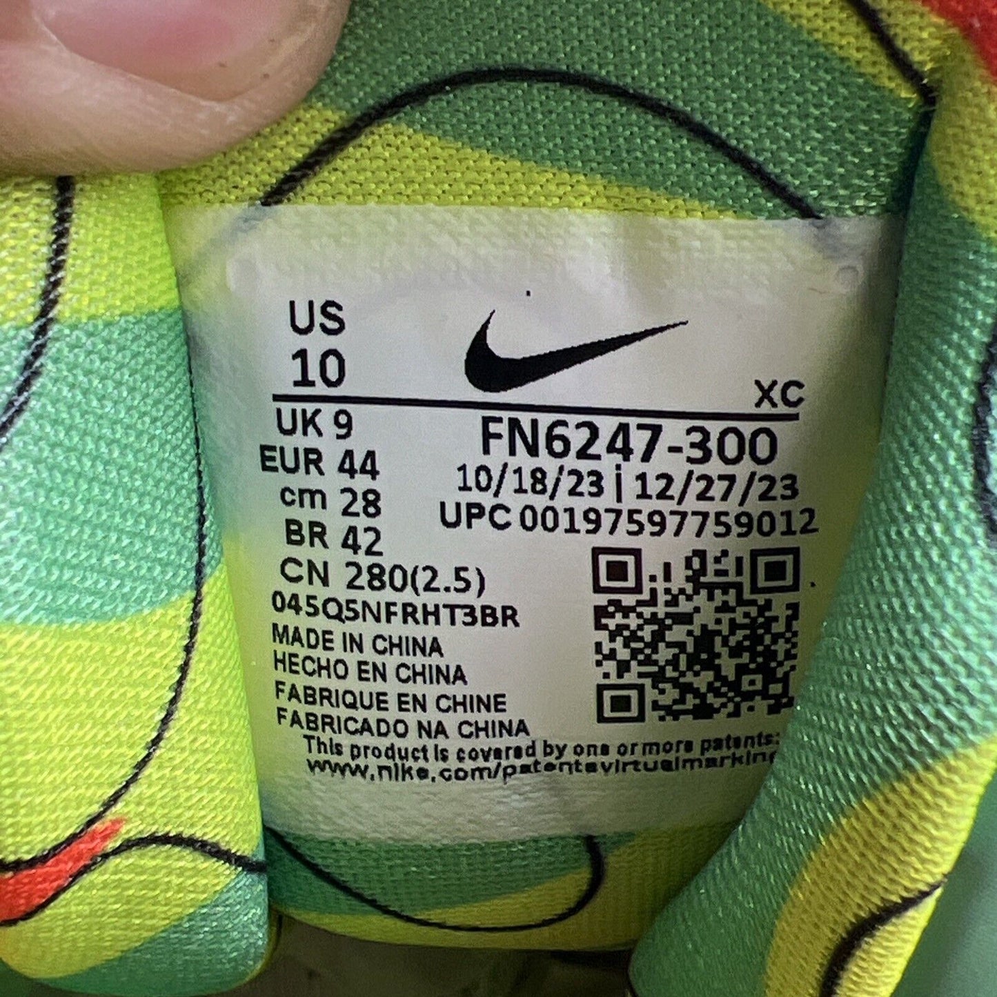 Size 10 - Nike Zoom KD 4 2024 Weatherman (FN6247-300)