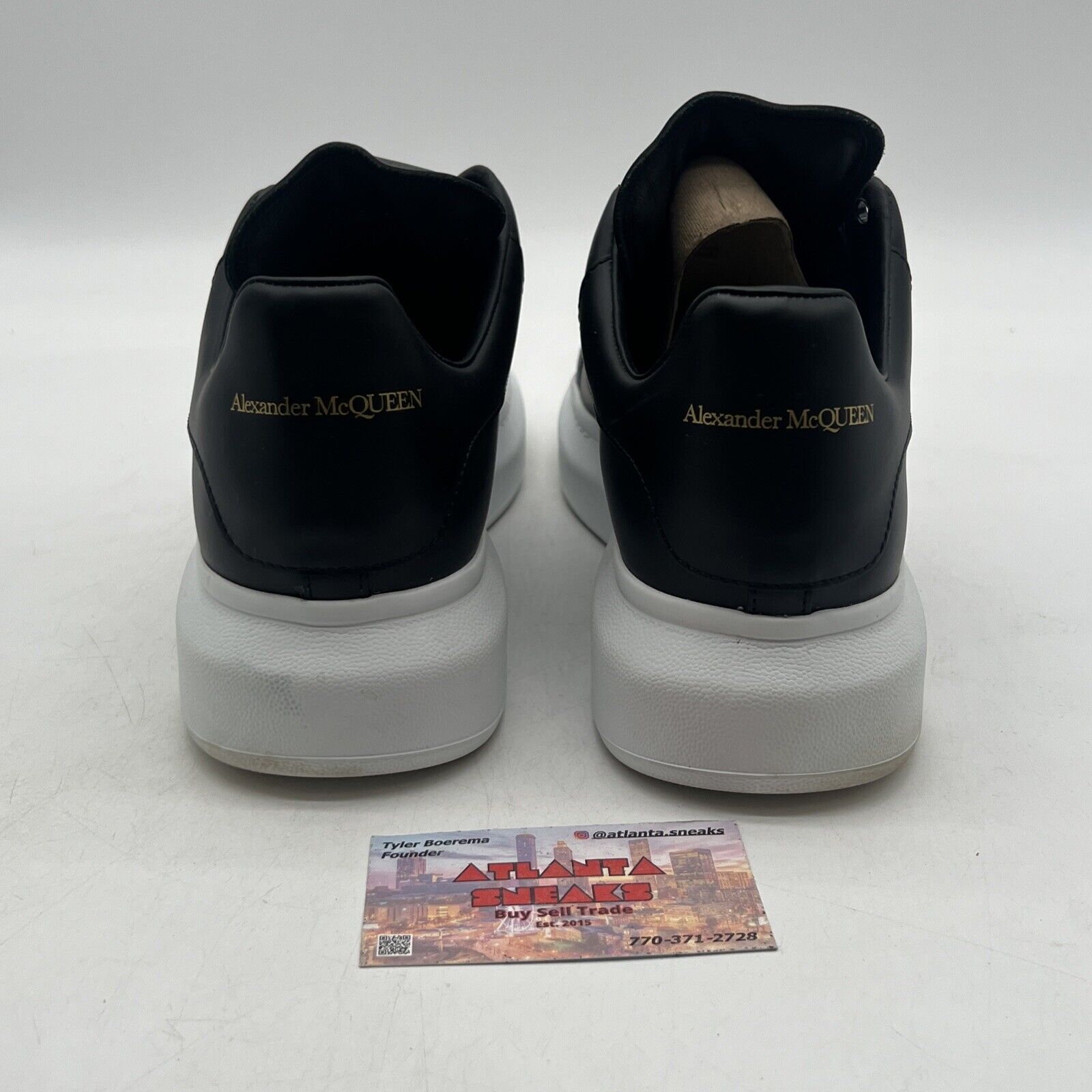 Size 11.5 - Alexander McQueen Oversized Black and white