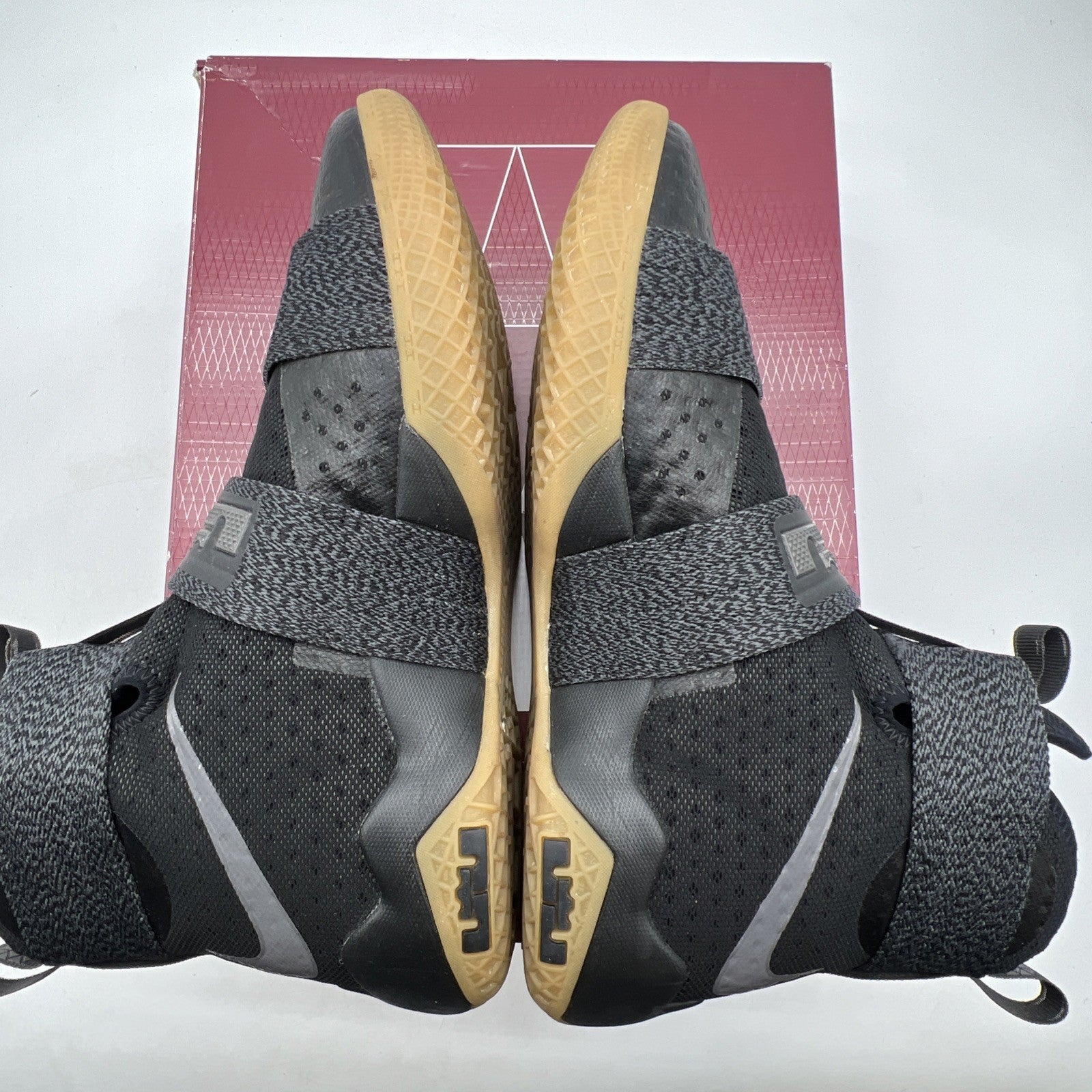 Size 11.5 - Nike LeBron Soldier 10 SFG Black Gum (844378-009)