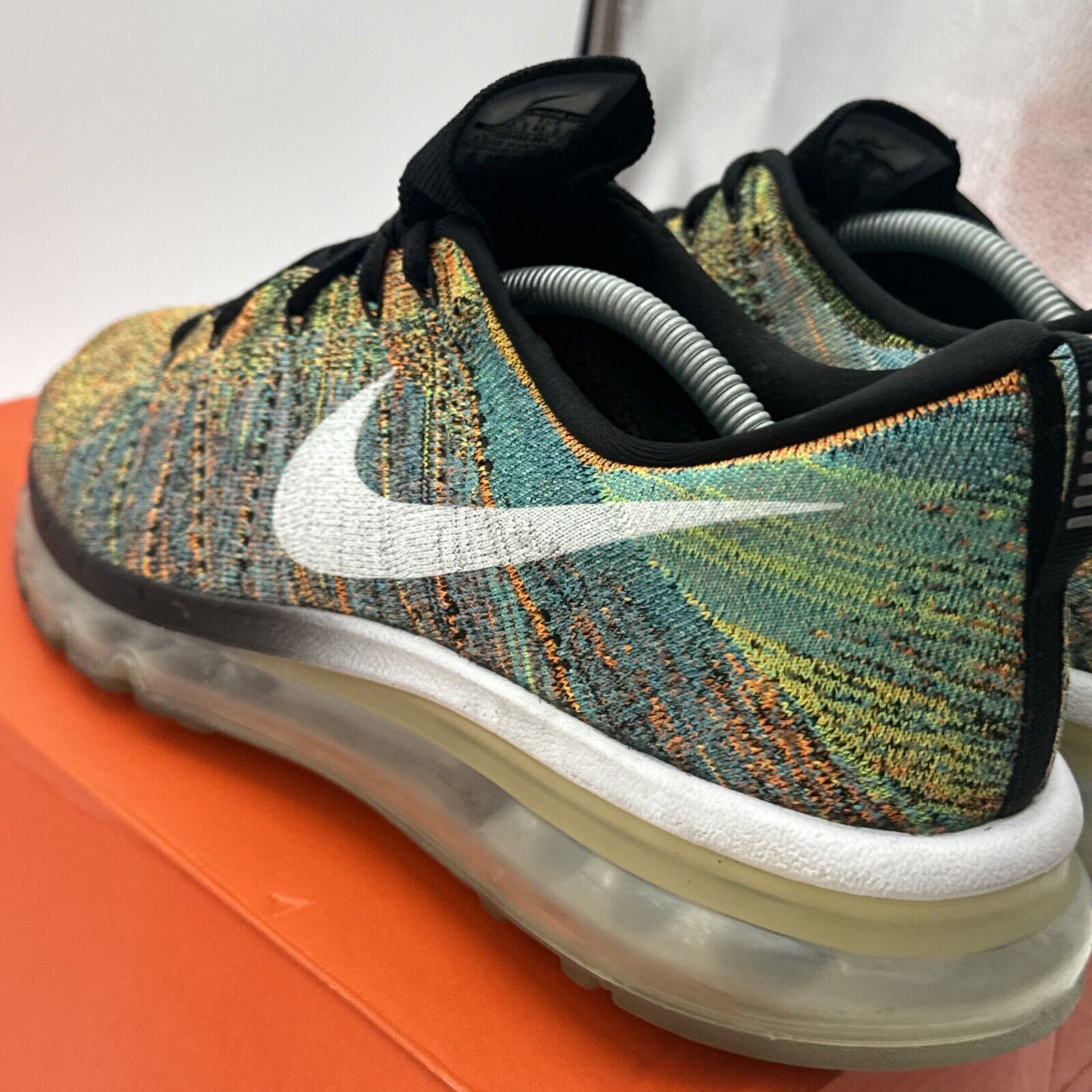 Size 11.5 - Nike Air Max 2015 Flyknit Multicolor Best Air Max Ever Super Comfy