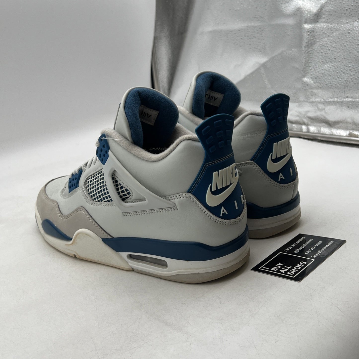 Size 10.5 - Air Jordan 4 Retro 2024 Military Blue (FV5029-141)