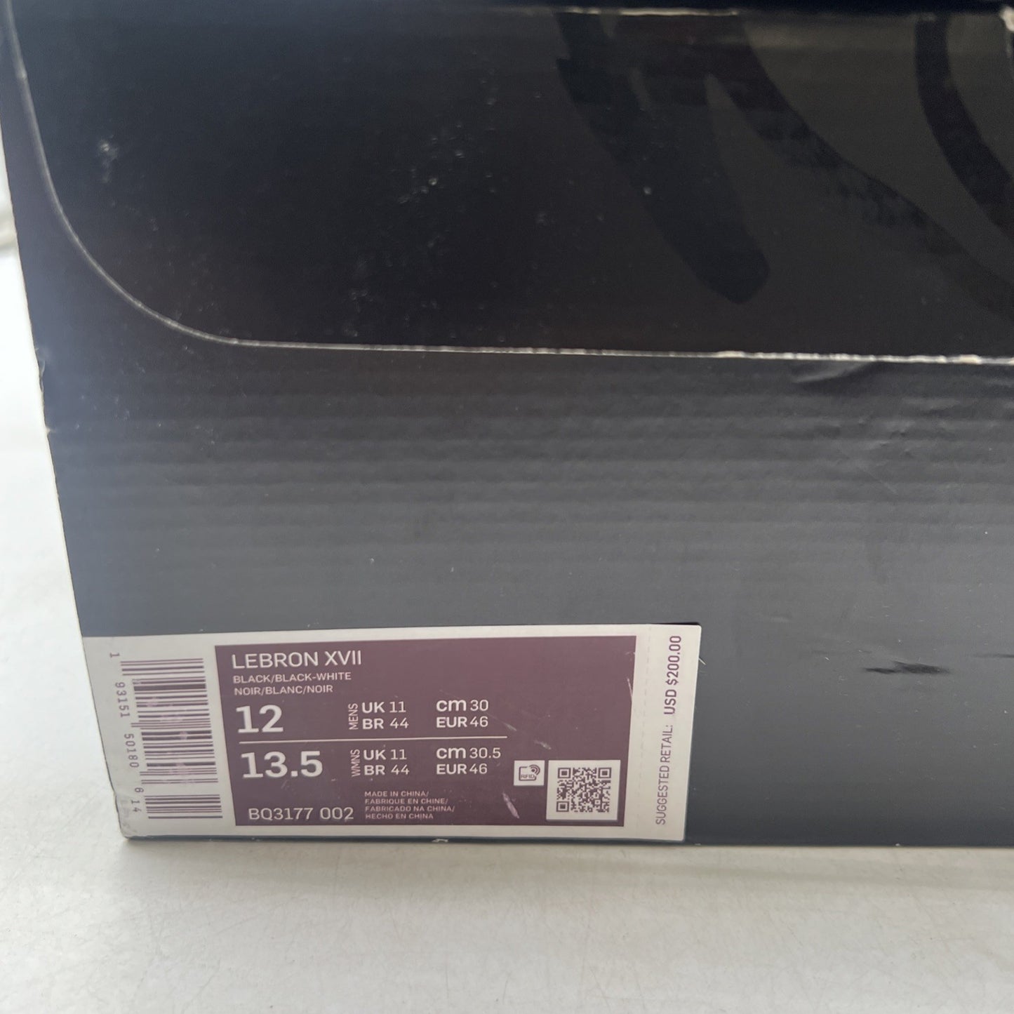 Size 12 - Nike LeBron 17 In The Arena (BQ3177-002)
