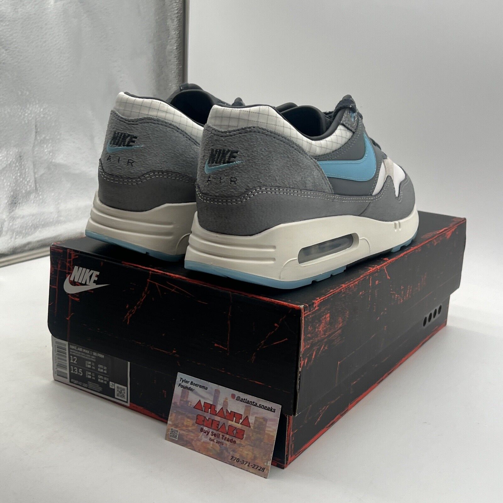 Size 12 - Nike Air Max 1 '86 OG Big Bubble - Chicago Pack (FQ8742-100)