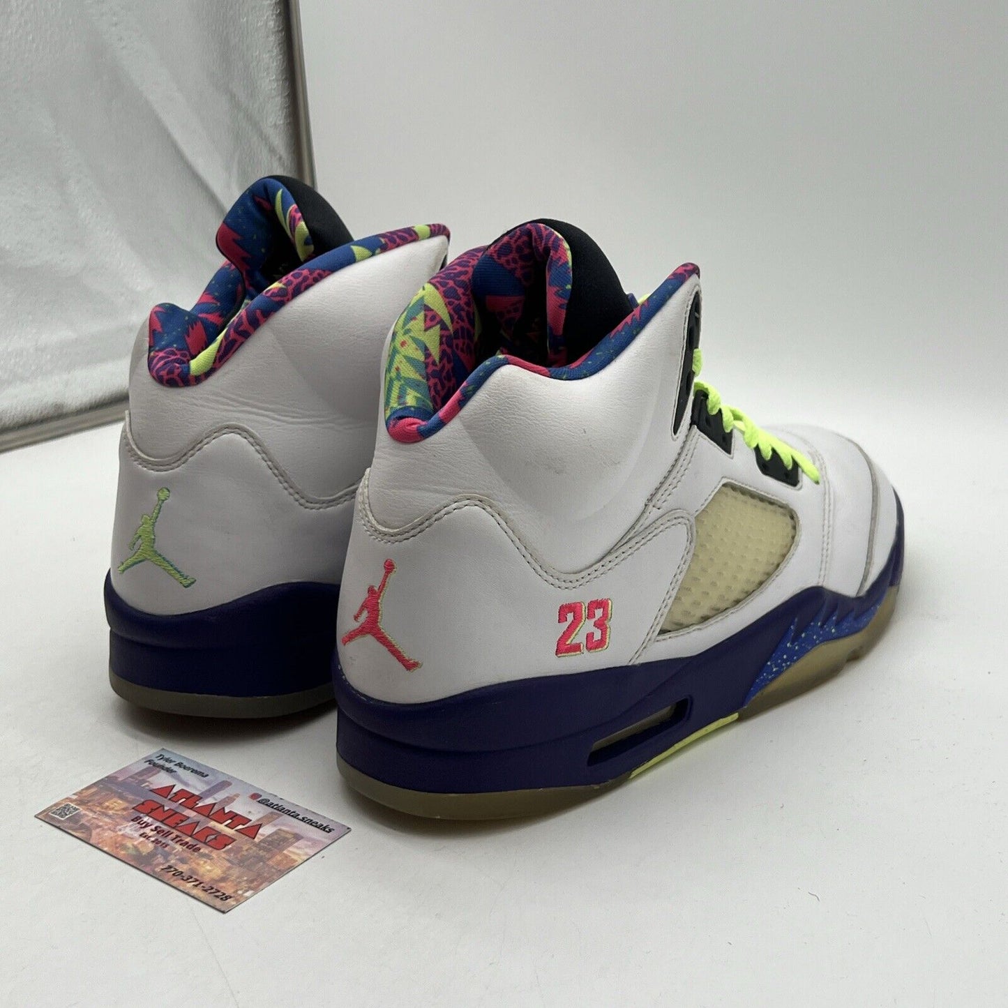 Size 12 - Jordan 5 Retro Alternate Bel-Air 2020 Black White Leather (DB3335-100)