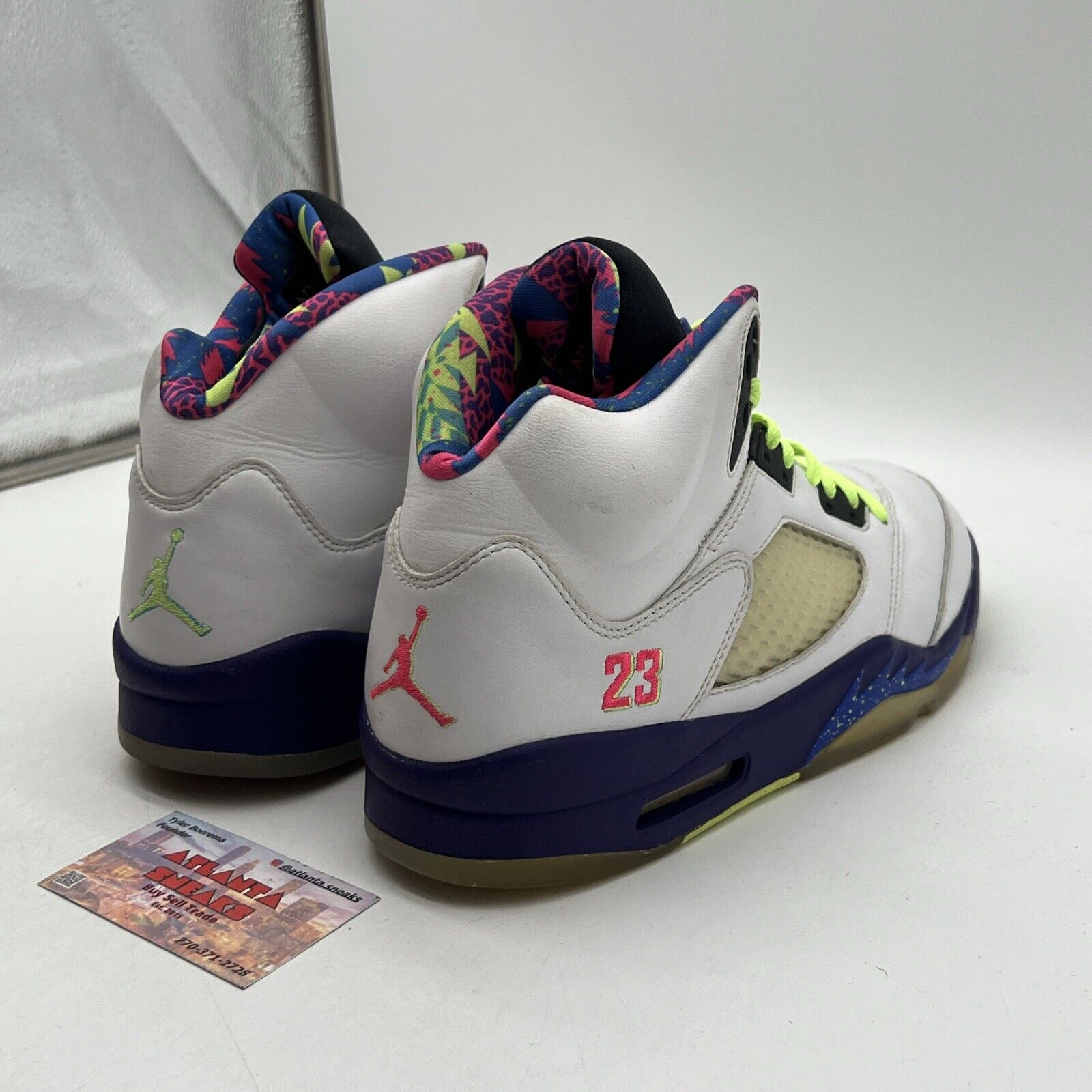 Size 12 - Jordan 5 Retro Alternate Bel-Air 2020 Black White Leather (DB3335-100)