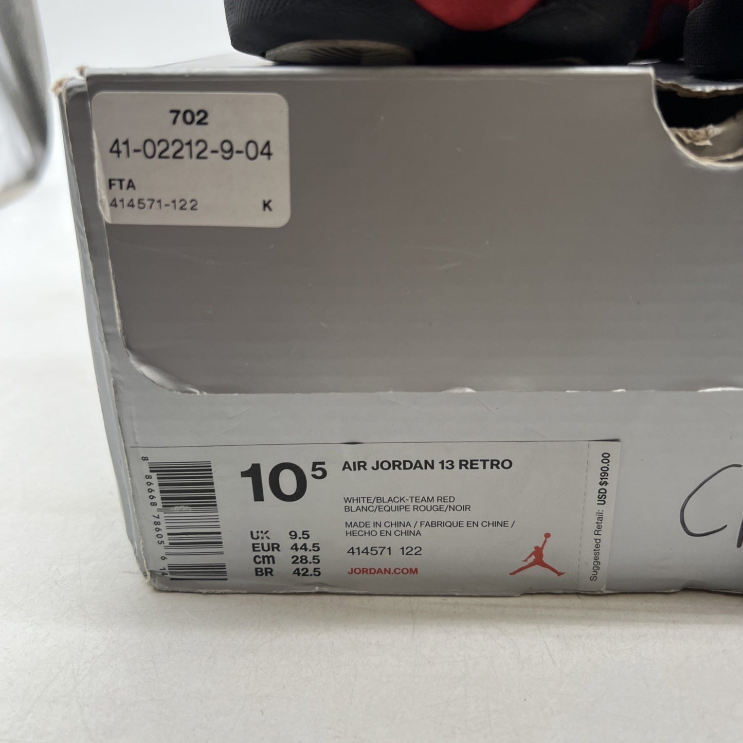 Size 10.5 - Air Jordan 13 Retro Chicago 2017 (414571-122)
