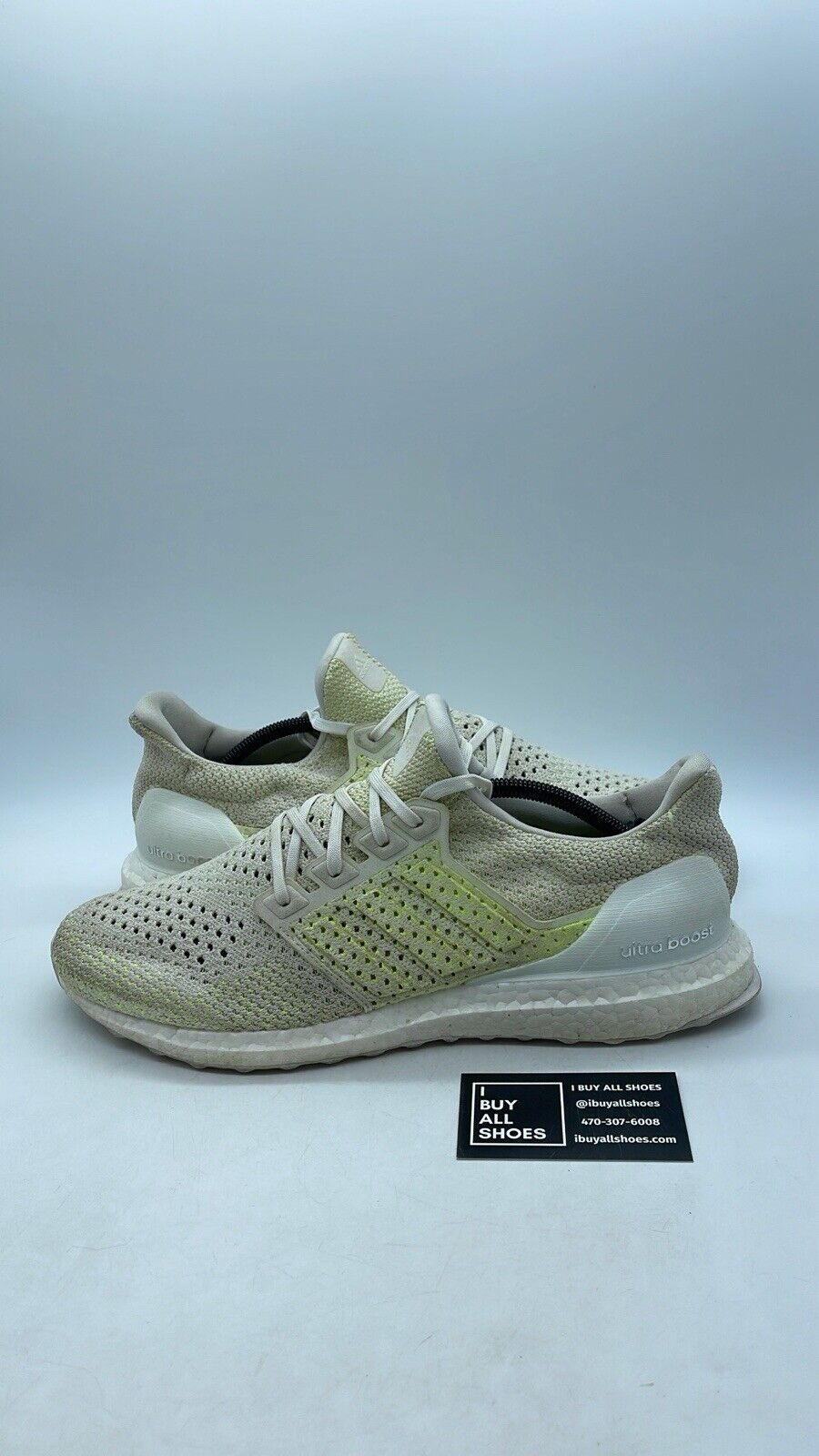 Size 12 - adidas UltraBoost Clima Solar Yellow White Suede Leather (AQ0481)