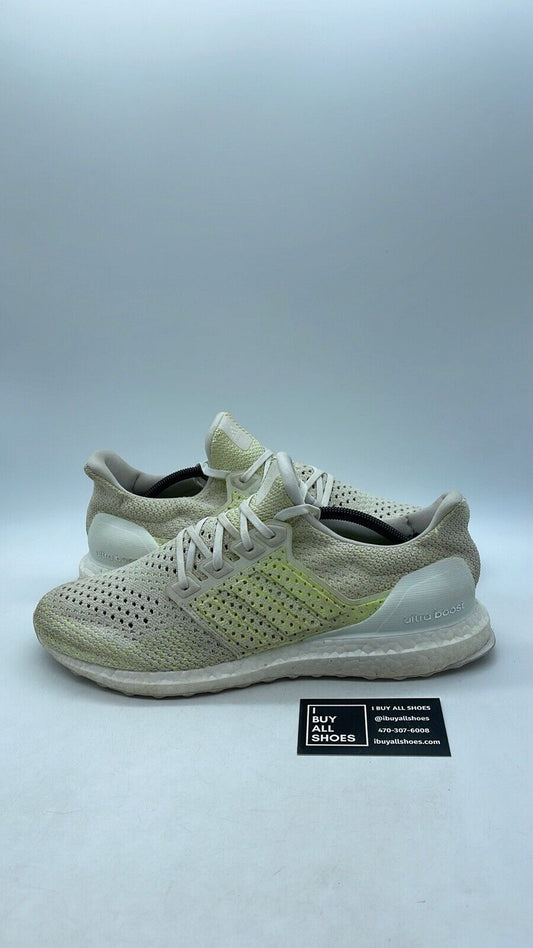 Size 12 - adidas UltraBoost Clima Solar Yellow White Suede Leather (AQ0481)