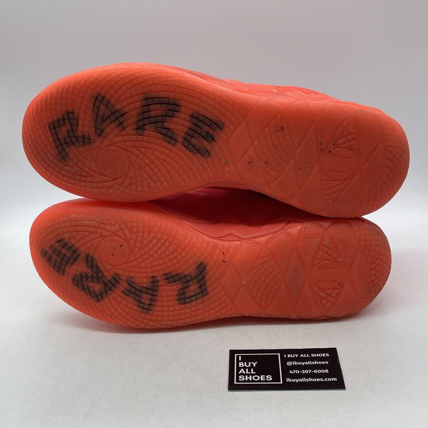 Size 12 - PUMA MB.01 Not From Here Orange Black Suede Leather (377237-02)