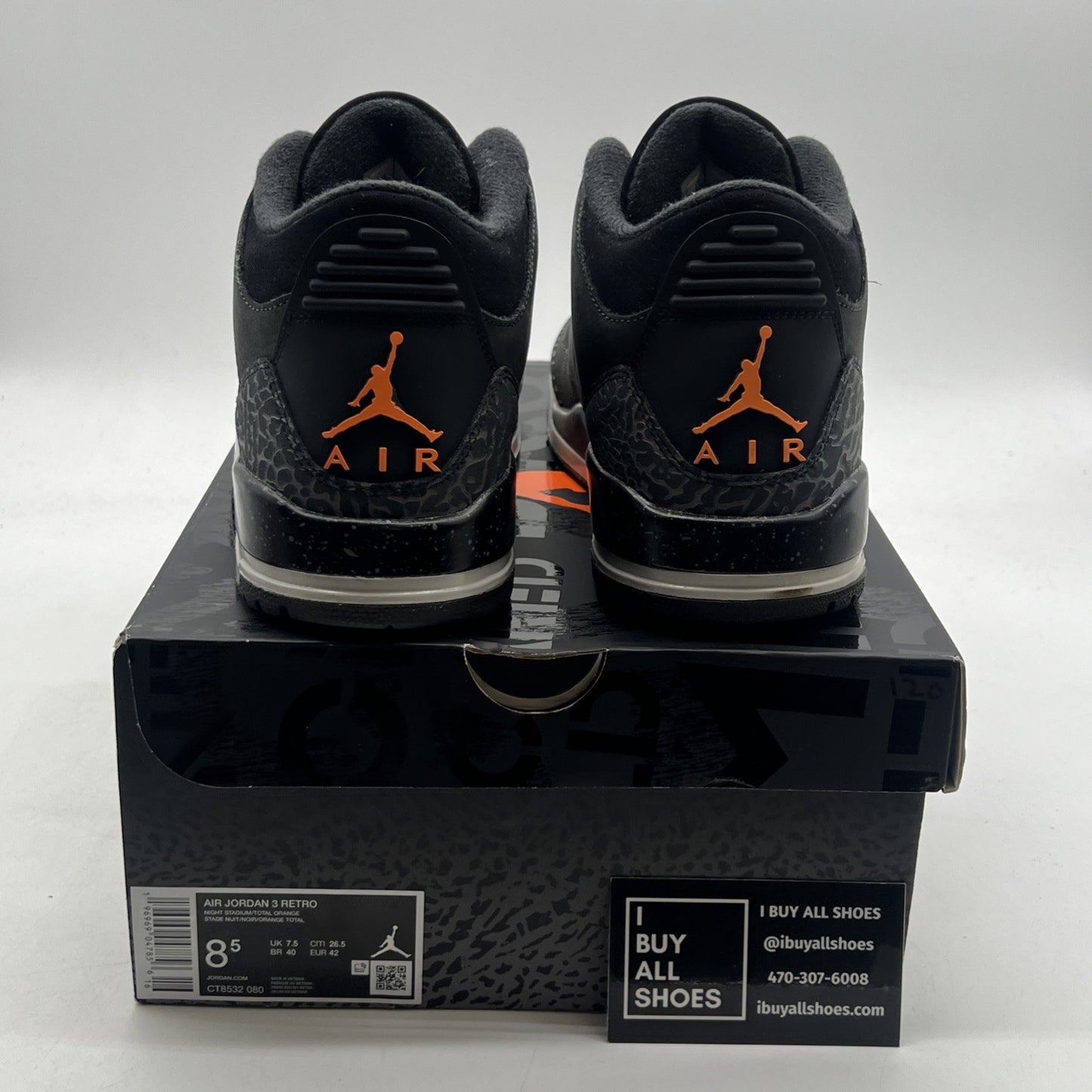 Size 8.5 - Air Jordan 3 Retro 2023 Mid Fear (CT8532-080)