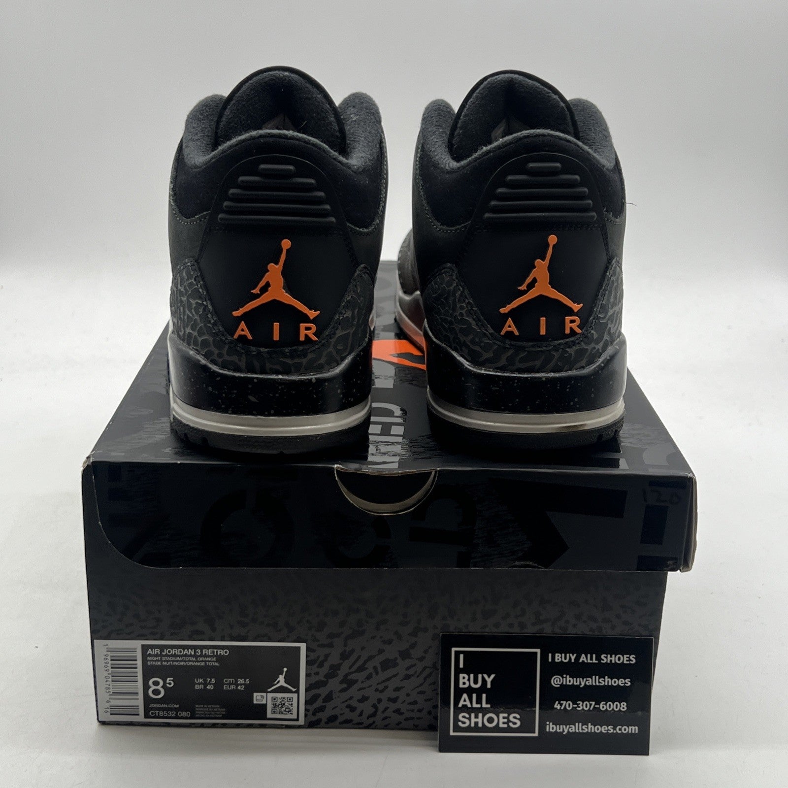 Size 8.5 - Air Jordan 3 Retro 2023 Mid Fear (CT8532-080)