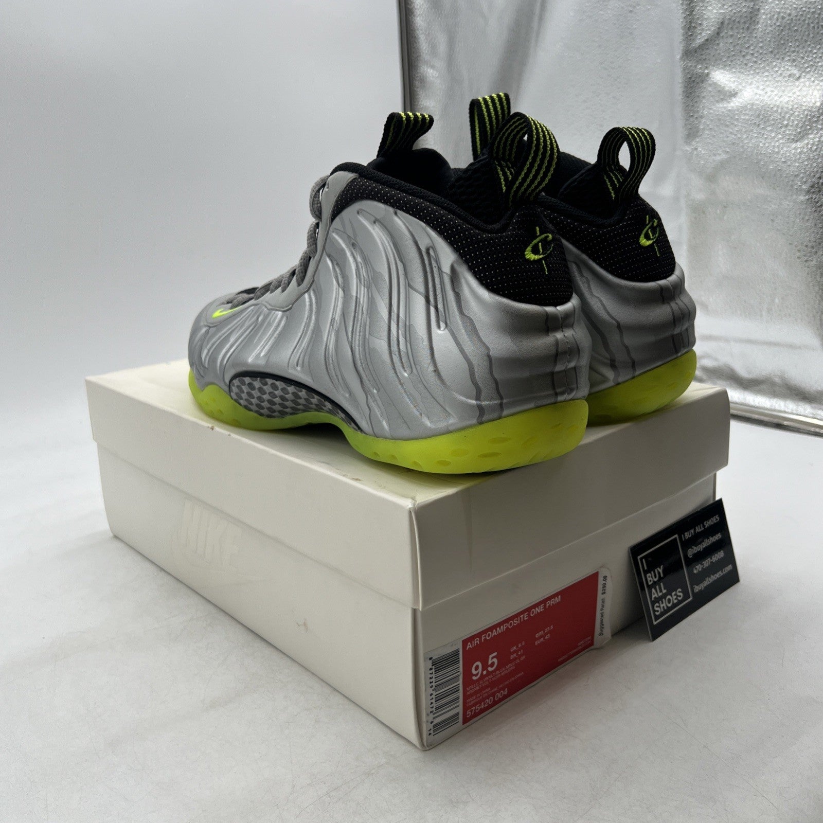 Size 9.5 - Nike Air Foamposite One Prm Metallic Camo (575420-004)