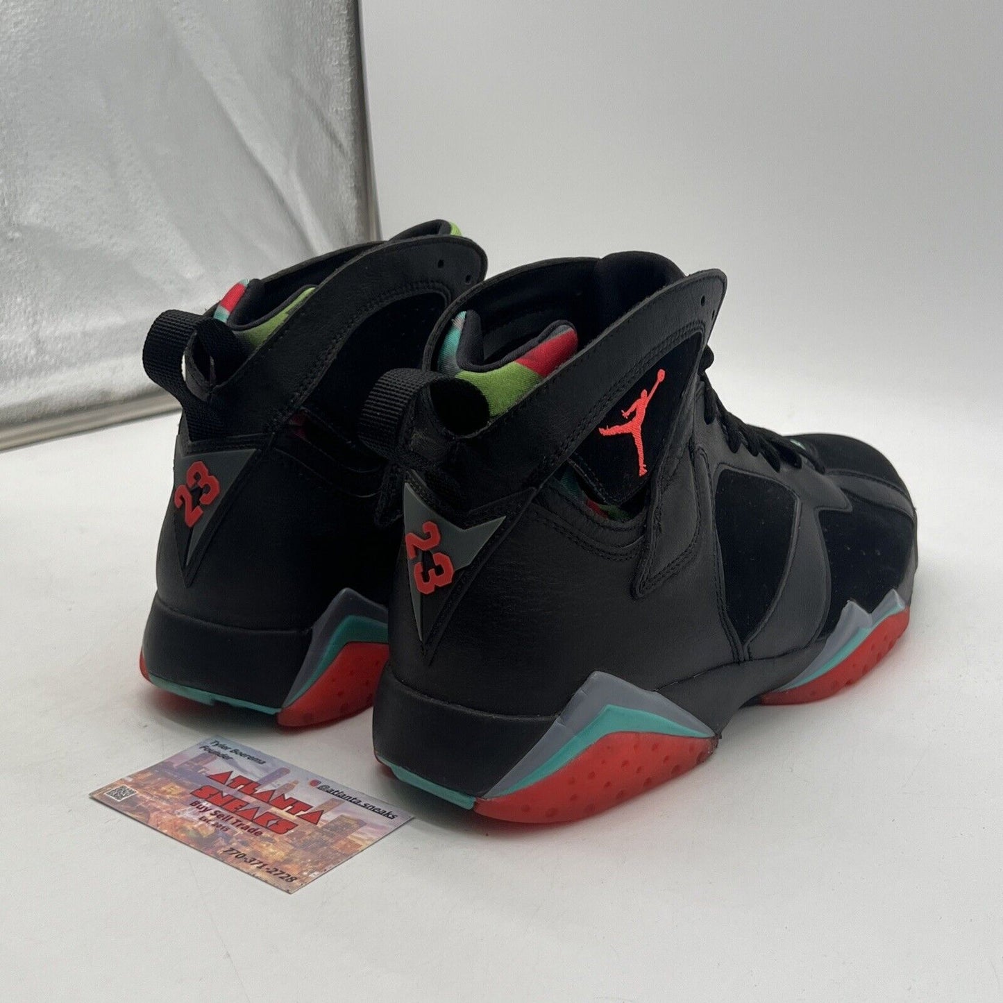 Size 10.5 - Air Jordan 7 Retro 30th Barcelona Nights Blue Red Suede (705350-007)