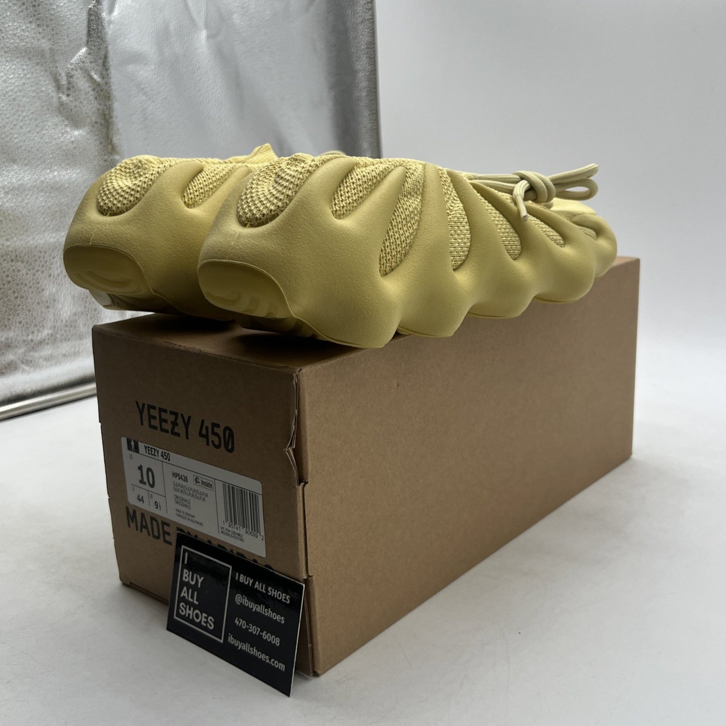Size 10 - adidas Yeezy 450 Sulfur (HP5426)