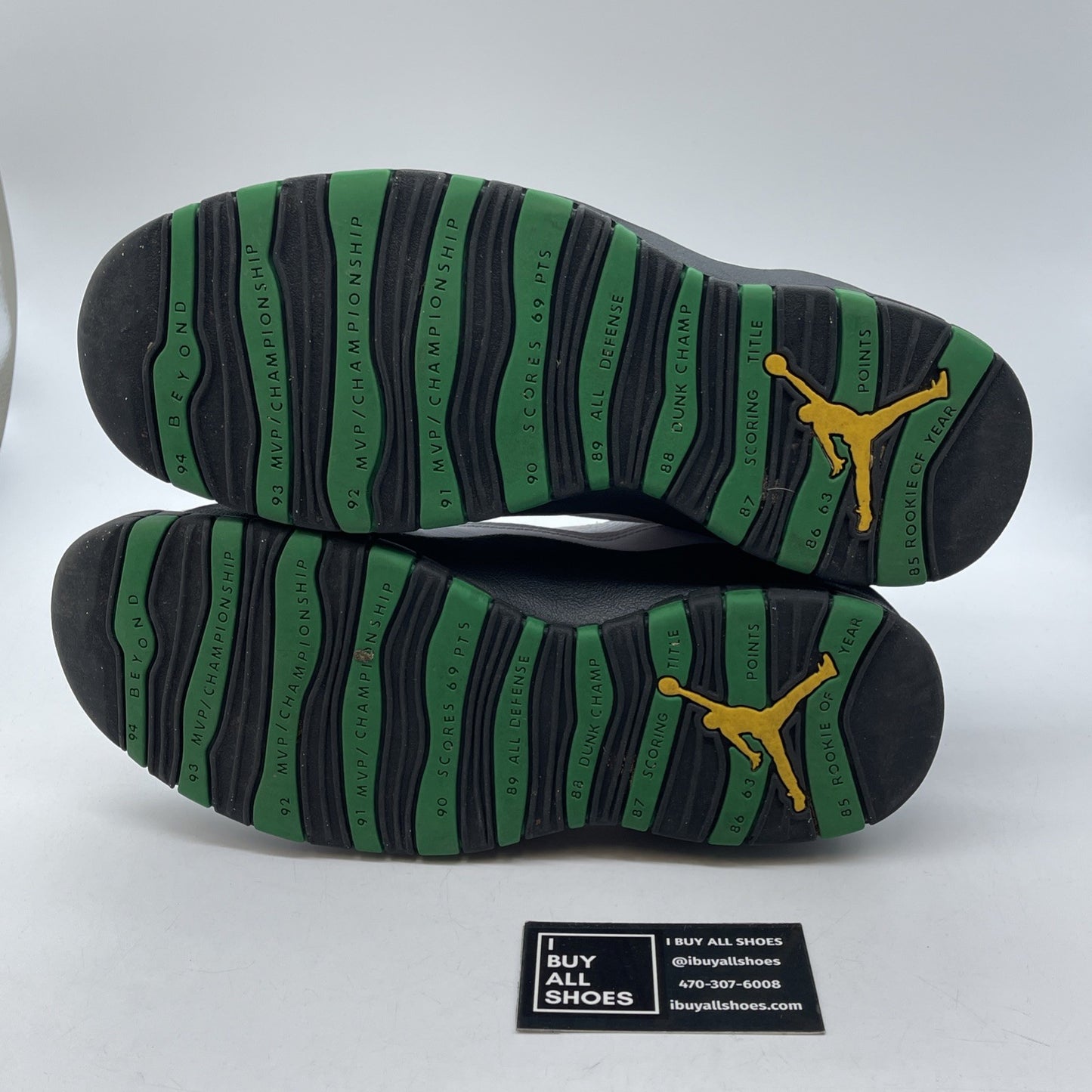 Size 11 - Air Jordan 10 Retro 2019 Seattle White Green Leather (310805-137)