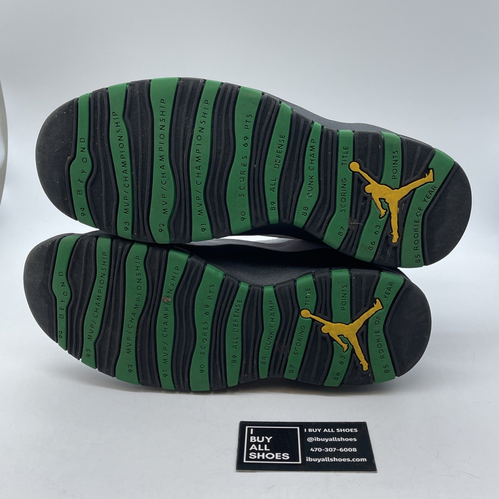 Size 11 - Air Jordan 10 Retro 2019 Seattle White Green Leather (310805-137)