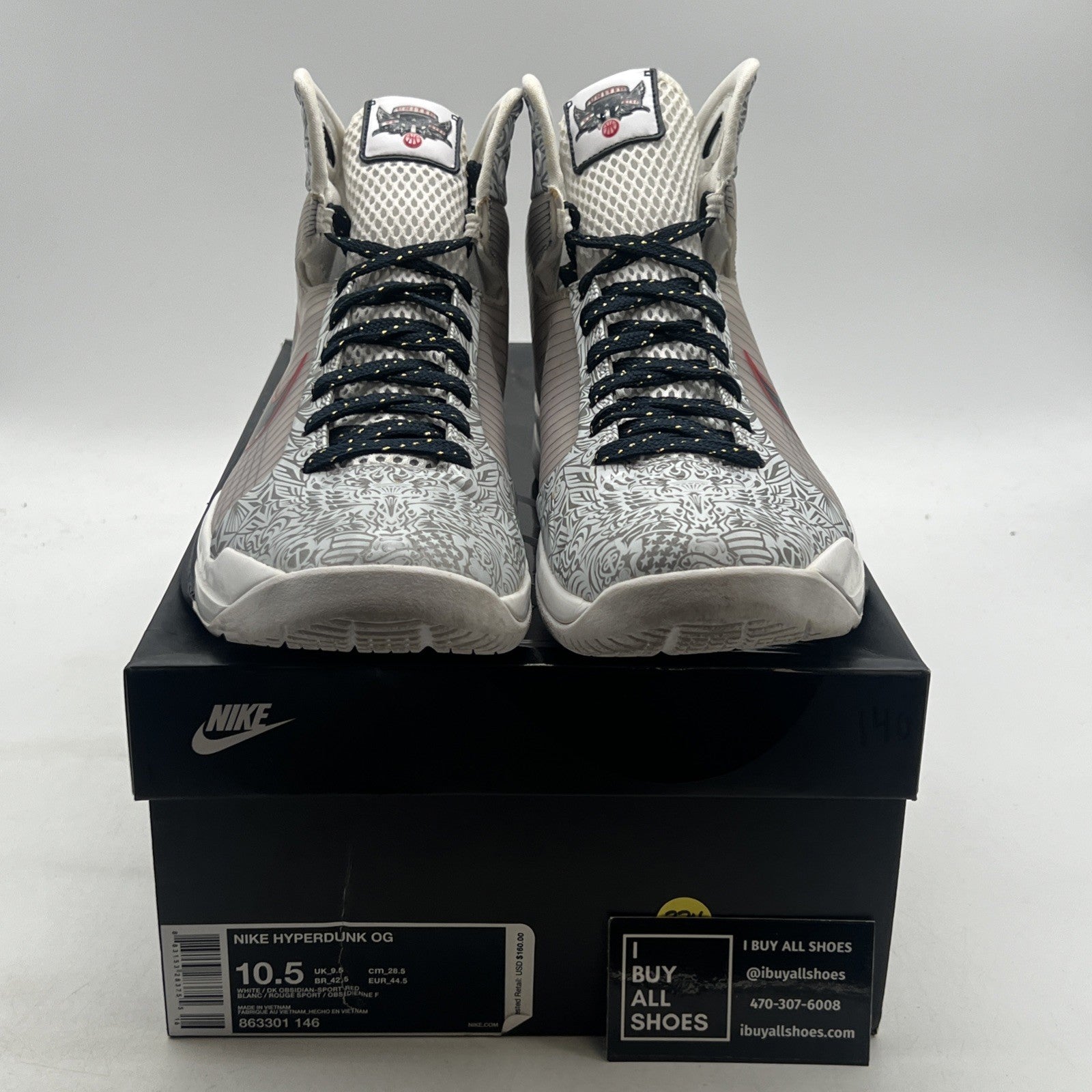 Size 10.5 - Nike Hyperdunk OG 2016 United We Rise (863301-146)