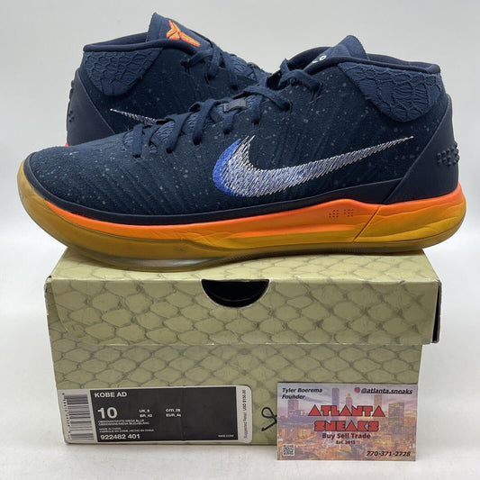 Size 10 - Nike Kobe A.D. Mid Rise Blue Orange Yellow (922482-401)