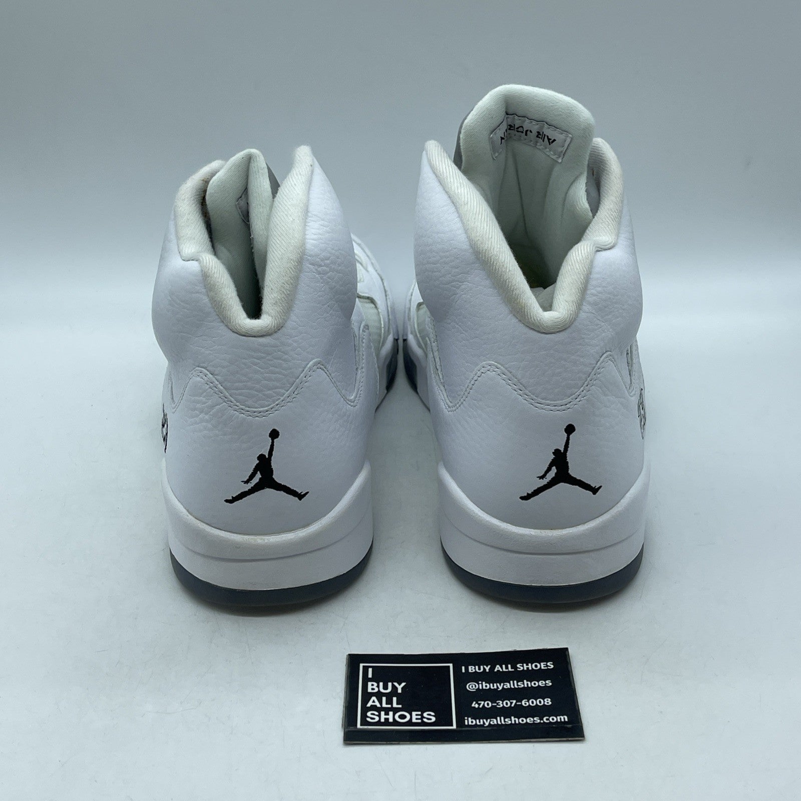 Size 14 - Air Jordan 5 Retro 2015 White Metallic (136027-130)