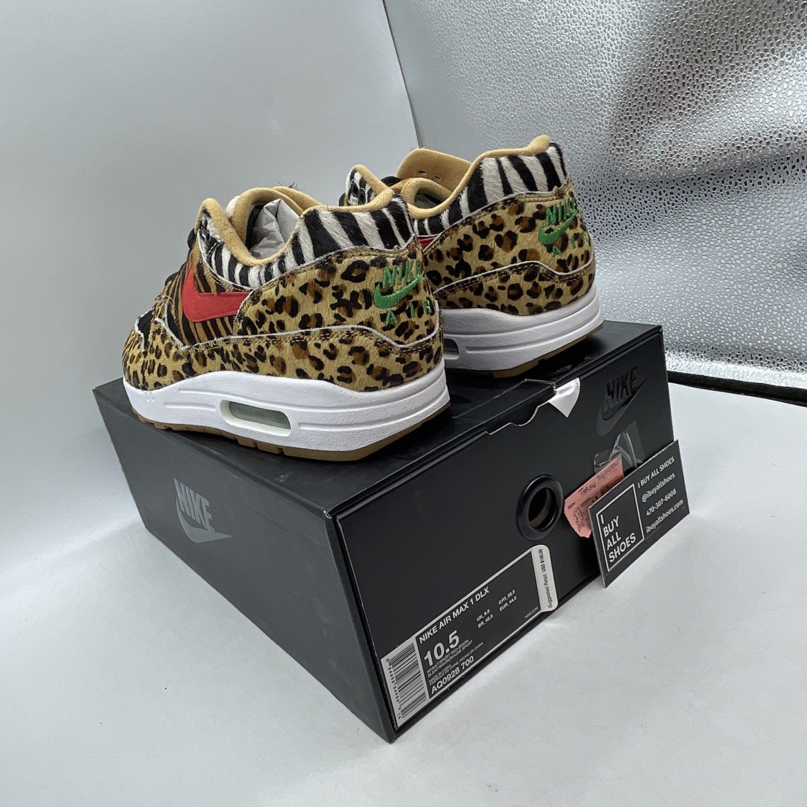 Size 10.5 - Nike Atmos x Air Max 1 DLX 2018 Animal Pack (AQ0928-700)