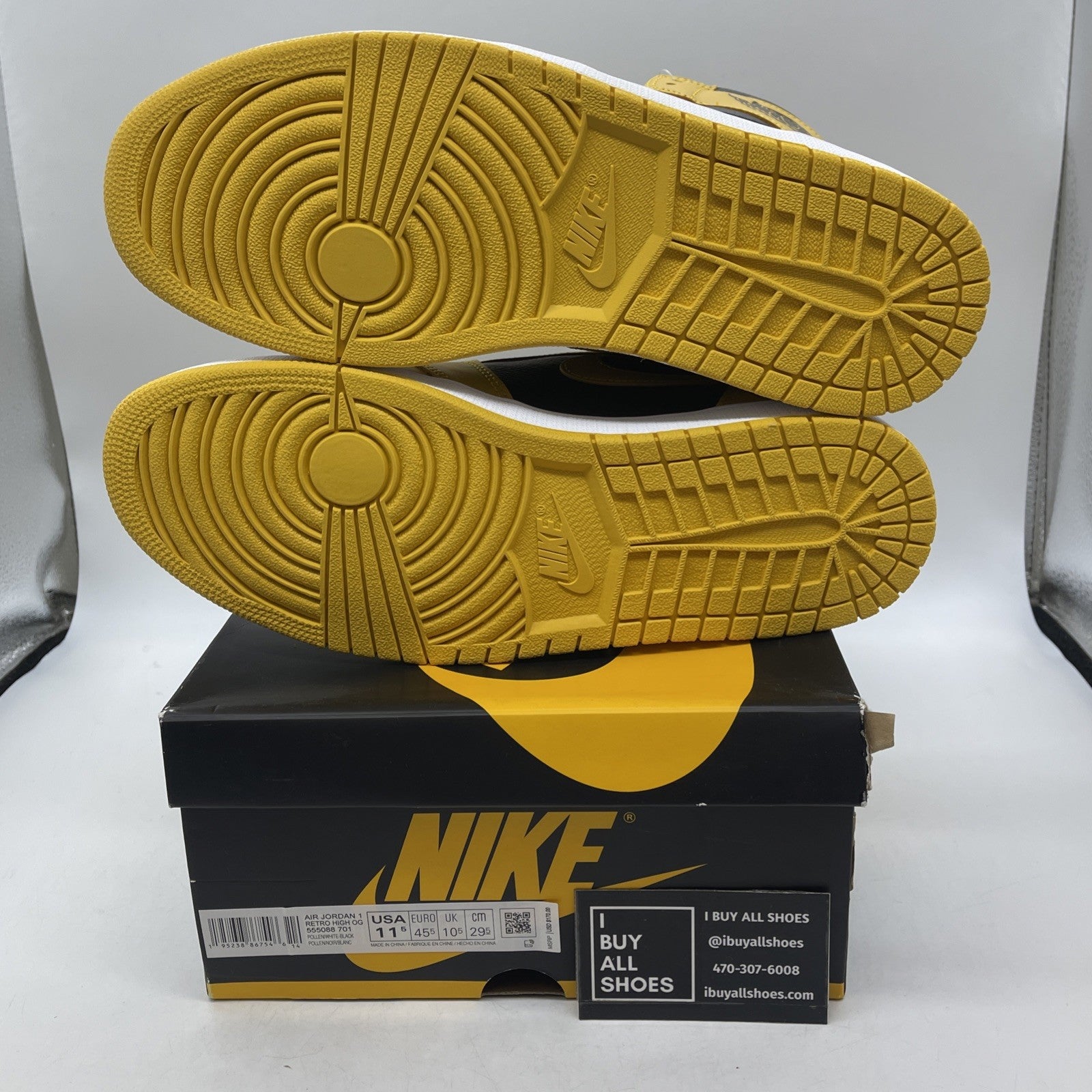 Size 11.5 - Air Jordan 1 Retro OG High Pollen (555088-701)