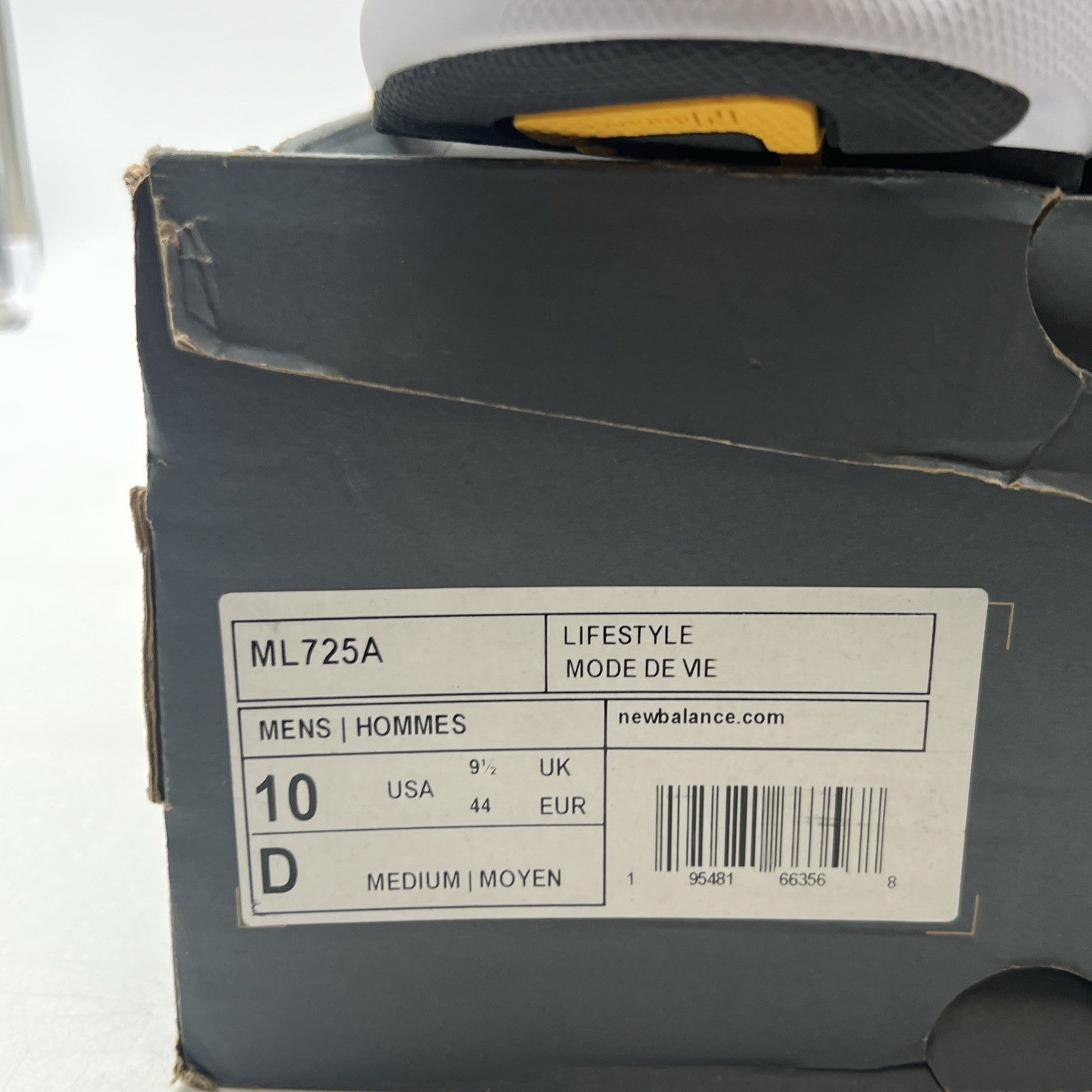 Size 10 - New Balance 725 Low Silver/Gray/White (ML725A)