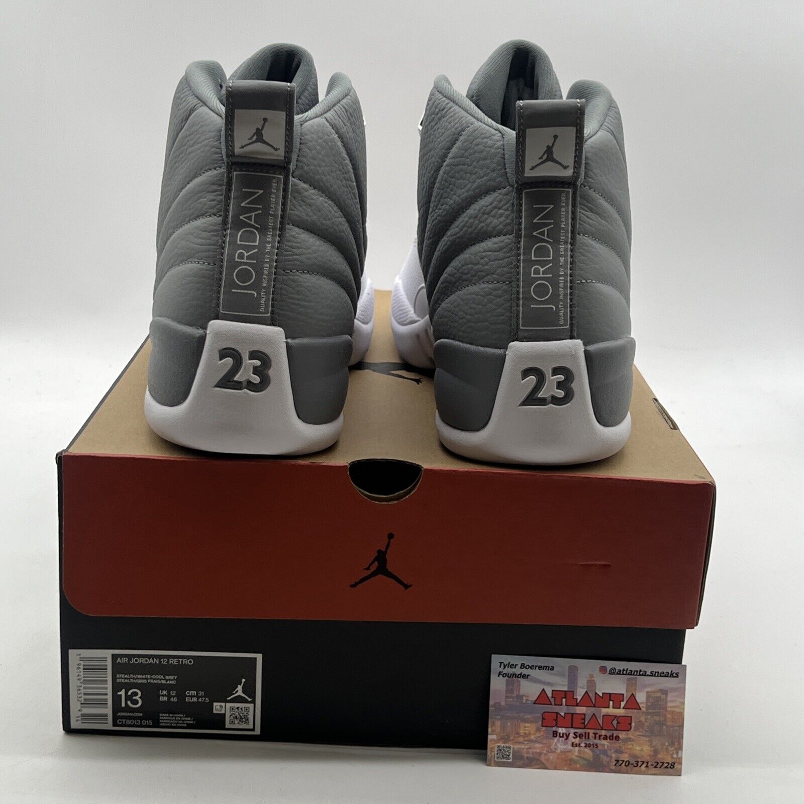 Size 13 - Air Jordan 12 Stealth 2022 (CT8013-015)