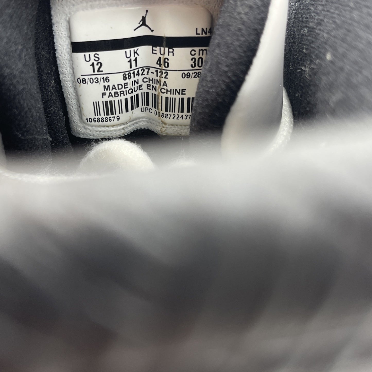 Size 12 - Air Jordan 12 Retro 2017 Chinese New Year Black White (881427-122)