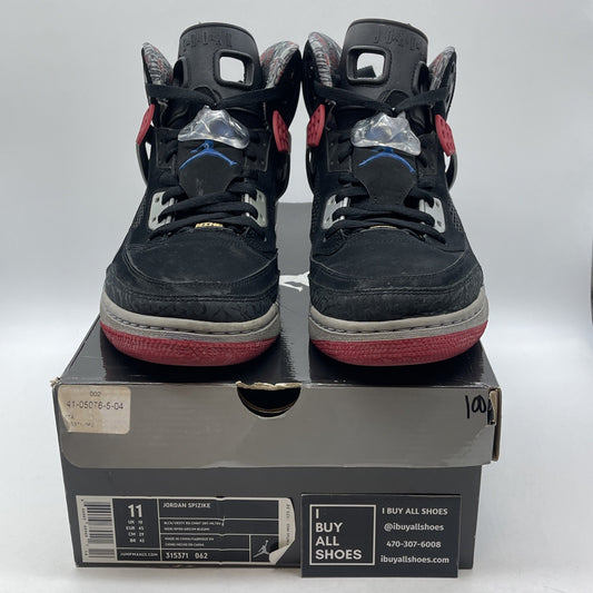 Size 11 - Jordan Spizike Varsity Red Grey Black Suede (315371-062)