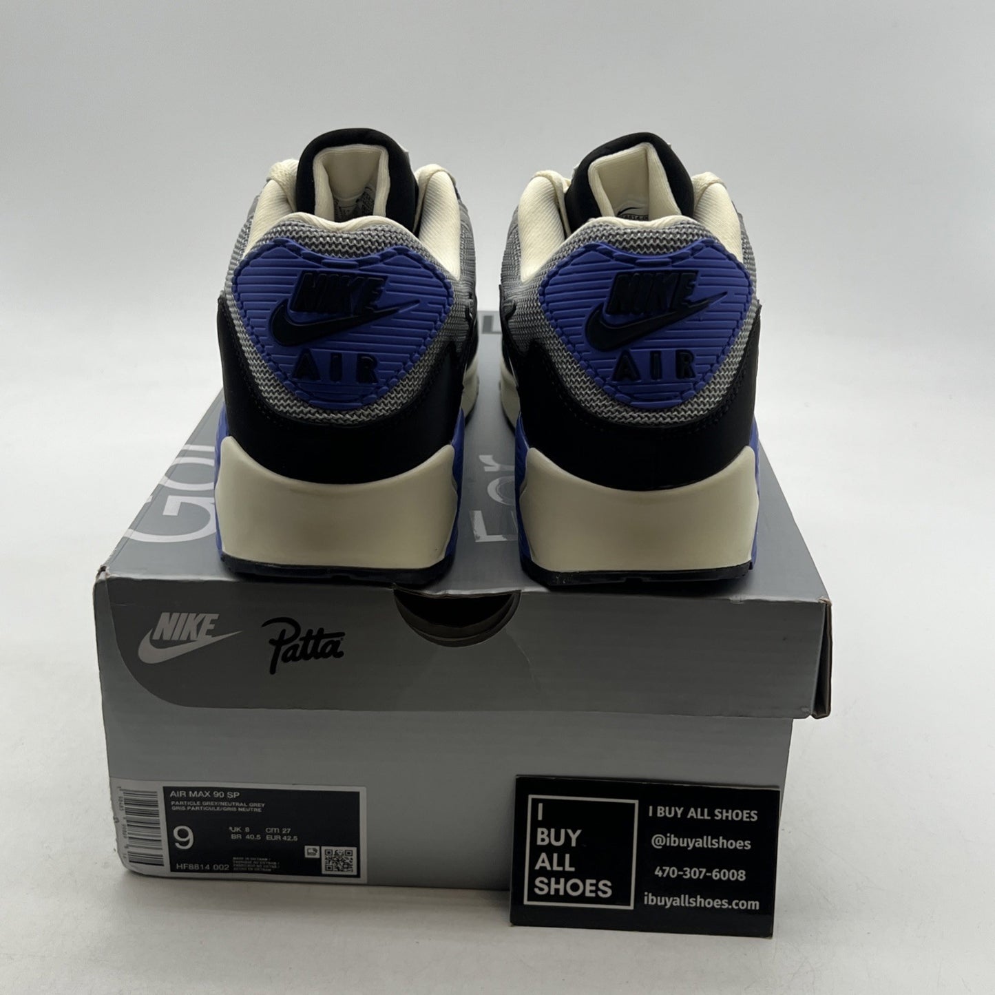 Size 9 - Nike Patta x Air Max 90 SP Sapphire (HF8814-002)