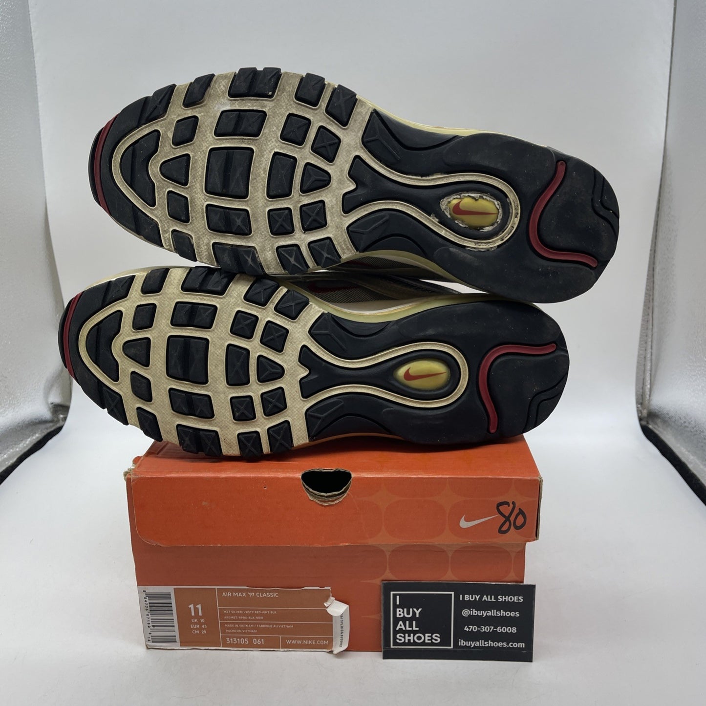 Size 11 - Nike Air Max '97 Classic HOA Silver (313105-061)