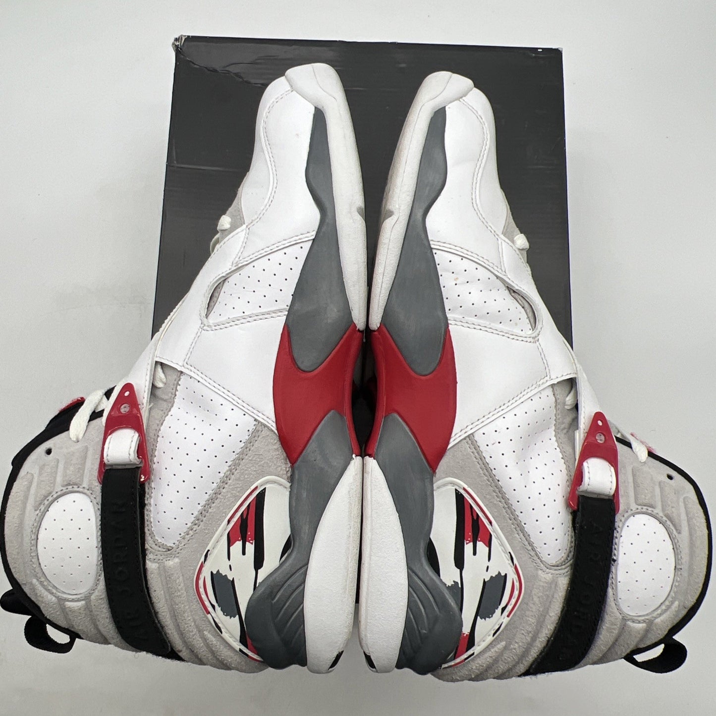 Size 13 - Air Jordan 8 Retro White 2013 (305381-103)