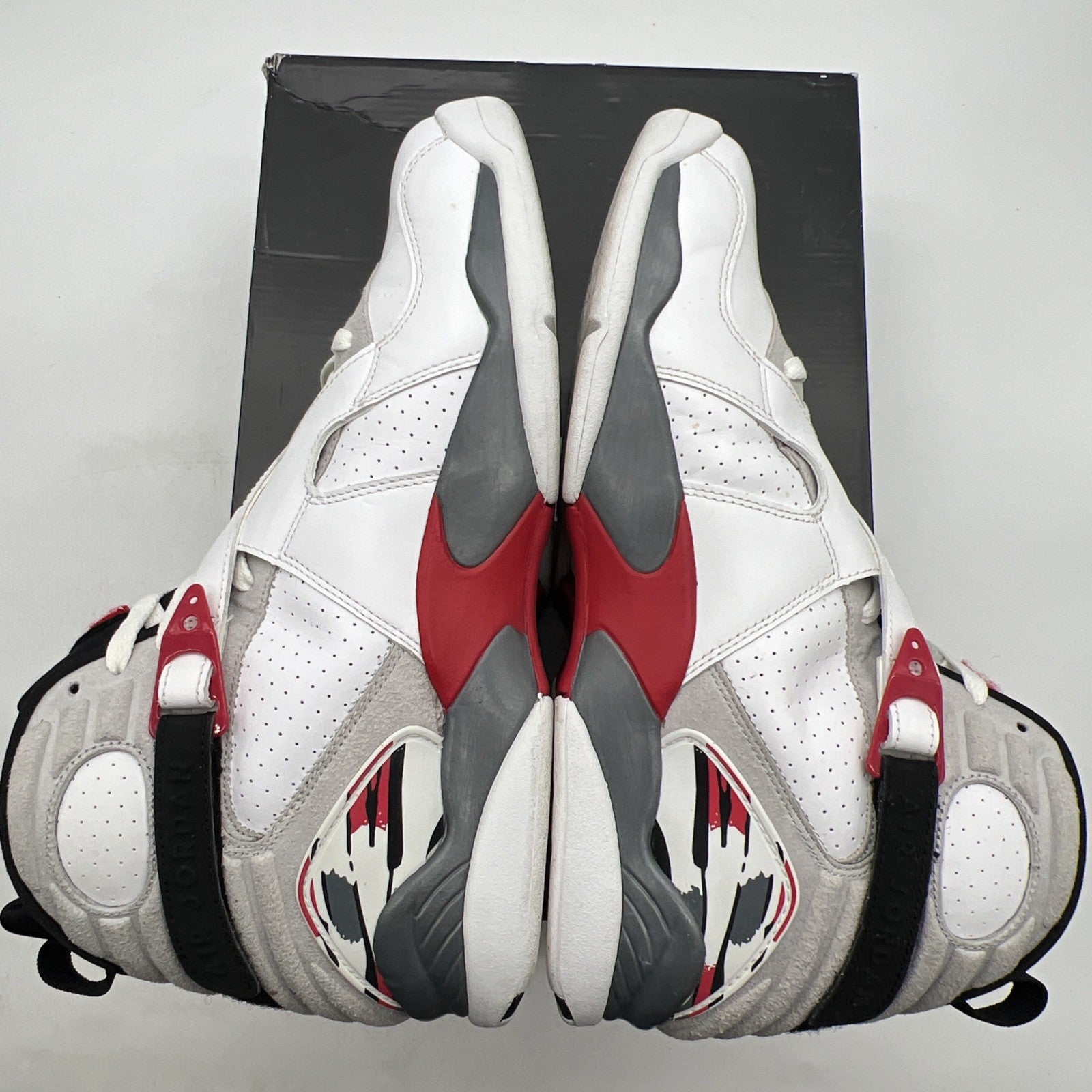 Size 13 - Air Jordan 8 Retro White 2013 (305381-103)