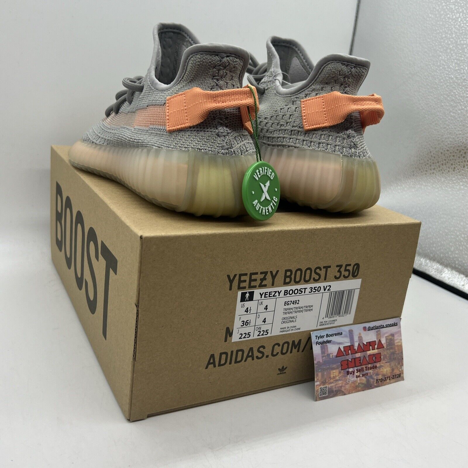 Size 4.5 - adidas Yeezy Boost 350 V2 True Form Brand New Og All