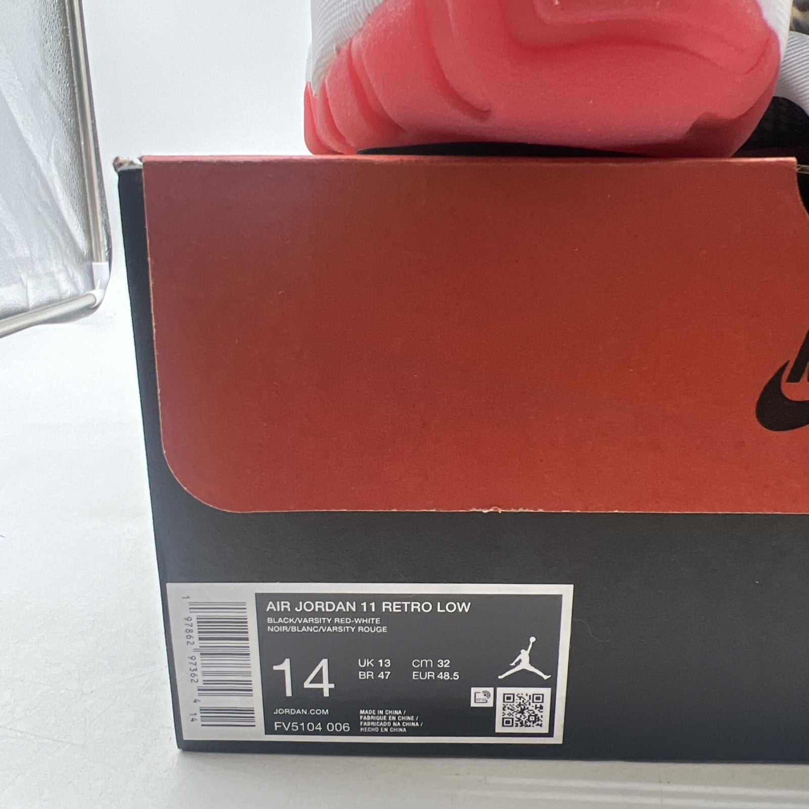 Size 14 - Air Jordan 11 Retro 2025 Low Bred (FV5104-006)