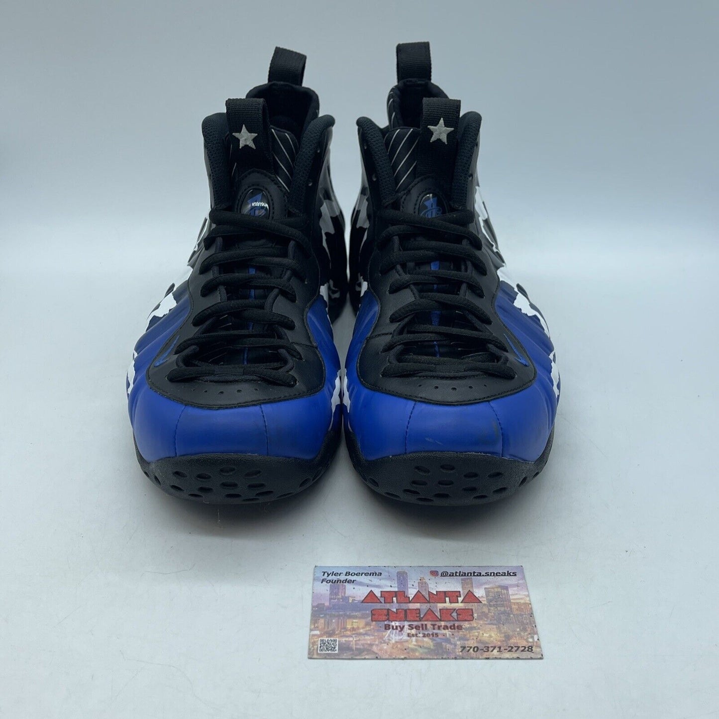 Size 10 - Nike Air Foamposite One 1996 All-Star Game Black Blue (CN0055-001)