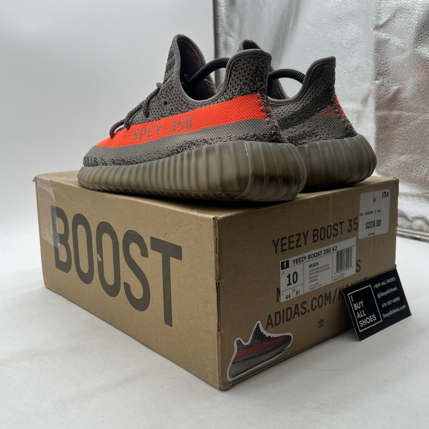Size 10 - adidas Yeezy Boost 350 V2 Beluga (BB1826)