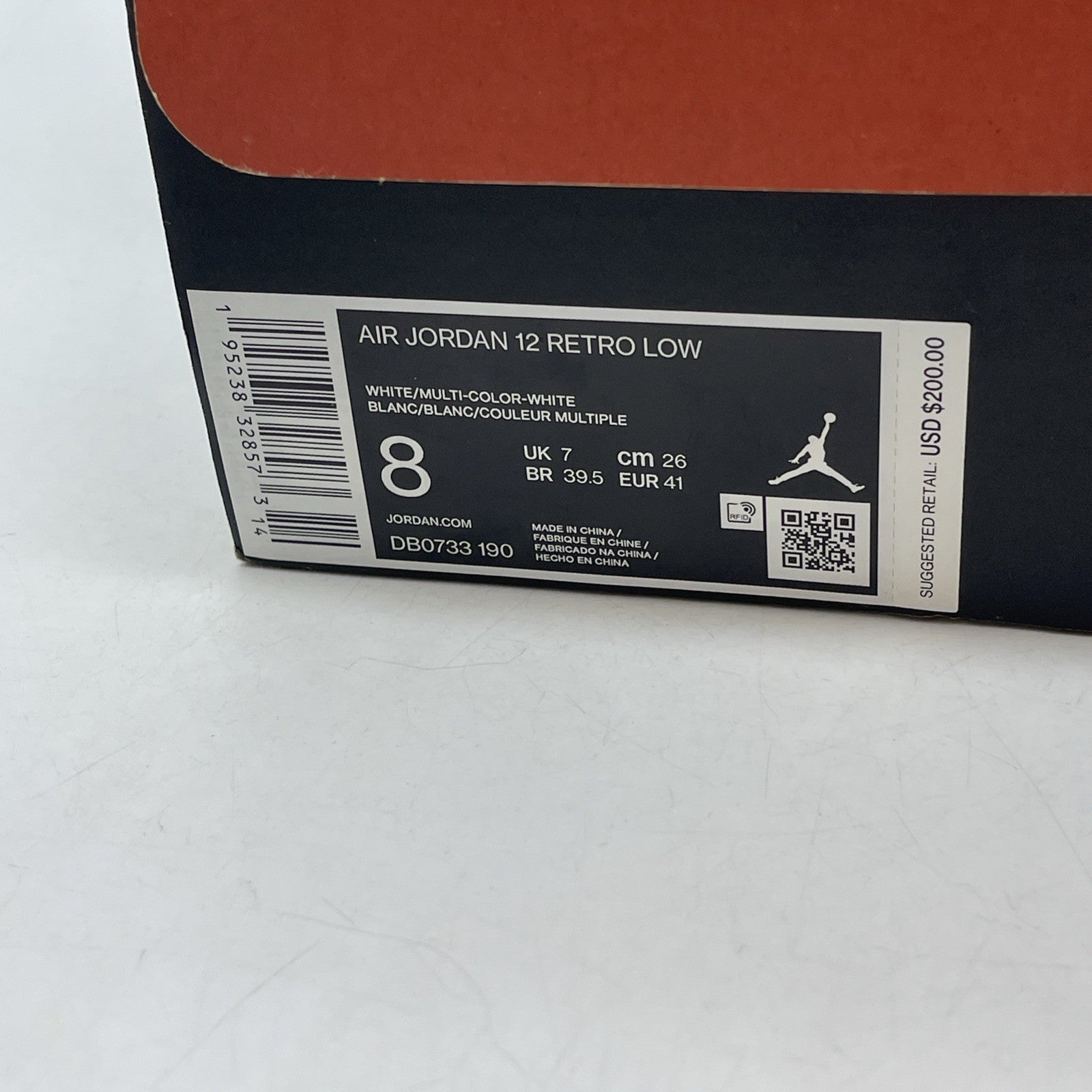 Size 8 - Air Jordan 12 Retro Low Easter (DB0733-190)